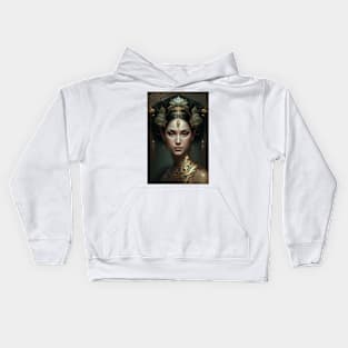 Thai Beauty - Art Nouveau Style Kids Hoodie